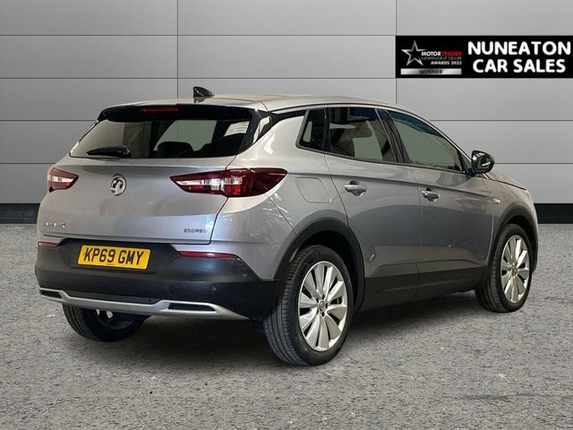 Vauxhall Grandland X 1.2 Turbo Elite Nav Suv 6Spd Eur KP69GMY Grey #3