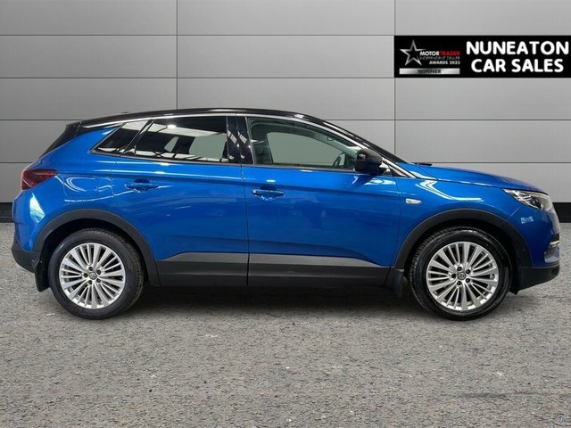 Vauxhall Grandland X 1.2 Turbo Sport Nav Suv Euro 6 NJ68YHN Blue #2