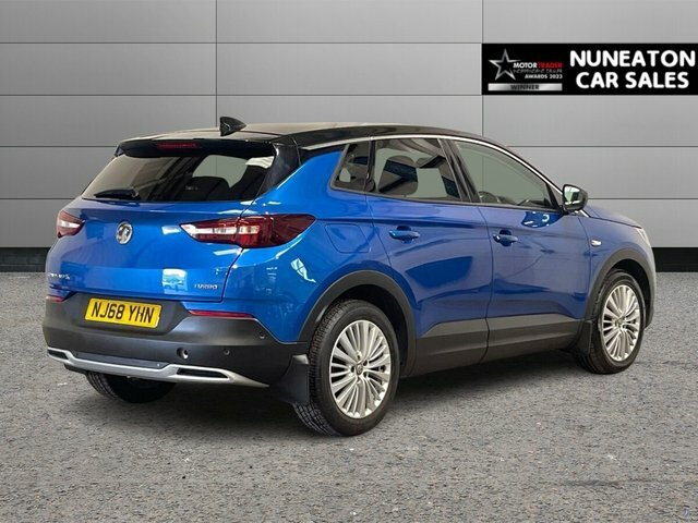 Vauxhall Grandland X 1.2 Turbo Sport Nav Suv Euro 6 NJ68YHN Blue #3