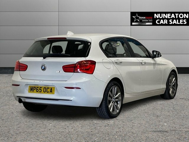 BMW 1 Series 1.5 118I Sport Hatchback Euro 6 S White #3