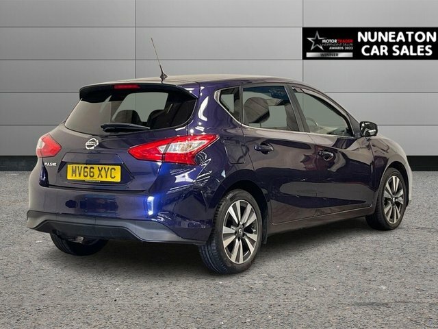 Nissan Pulsar 1.2 Dig-t Tekna Hatchback Xtron Euro 6 Blue #3