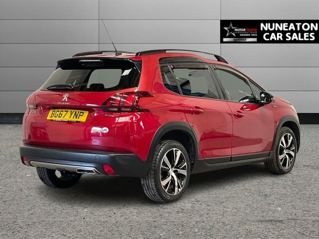 Peugeot 2008 1.6 Bluehdi Gt Line Suv Euro 6 BG67YNP Red #3