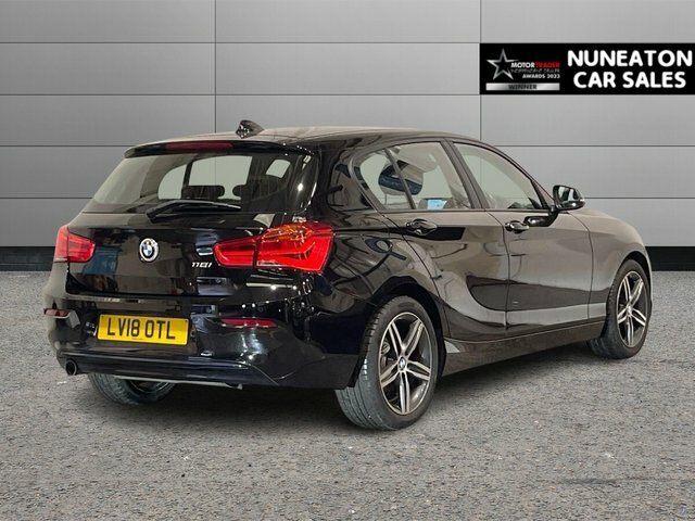 BMW 1 Series 1.5 118I Sport Hatchback Euro 6 S Black #3