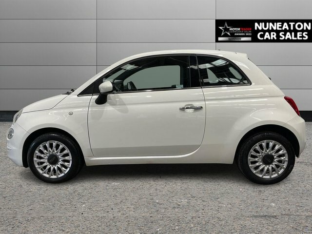 Fiat 500 1.2 Lounge Hatchback Dualogic Euro 6 S White #6