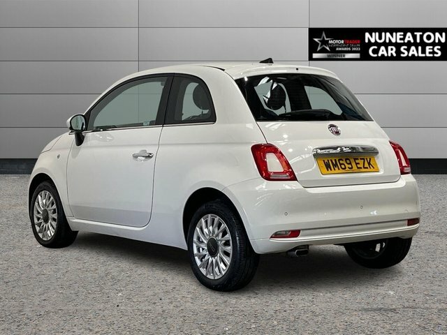 Fiat 500 1.2 Lounge Hatchback Dualogic Euro 6 S White #5
