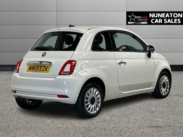 Fiat 500 1.2 Lounge Hatchback Dualogic Euro 6 S White #3