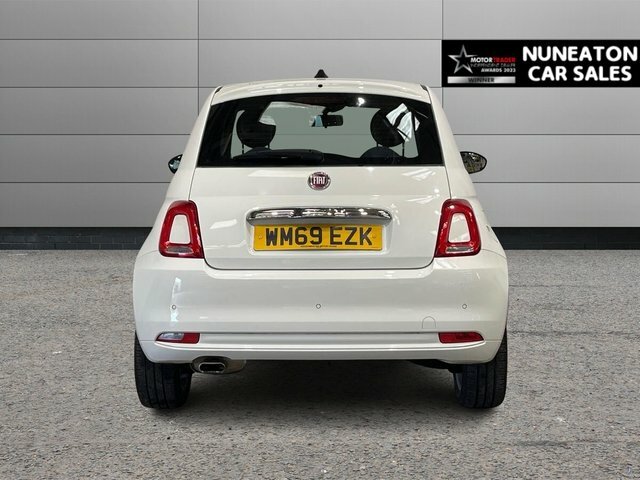 Fiat 500 1.2 Lounge Hatchback Dualogic Euro 6 S White #4