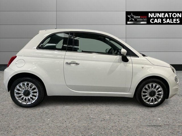 Fiat 500 1.2 Lounge Hatchback Dualogic Euro 6 S White #2
