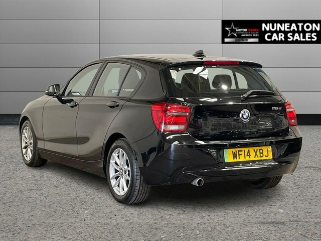 BMW 1 Series 1.6 116D Ed Efficientdynamics Business Hatchback 5 Black #5