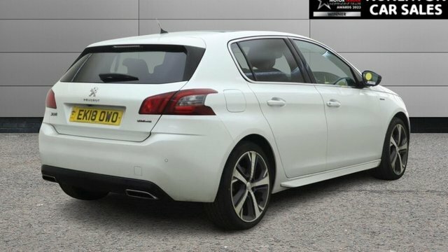 Peugeot 308 1.2 Puretech Gt Line Hatchback E White #3