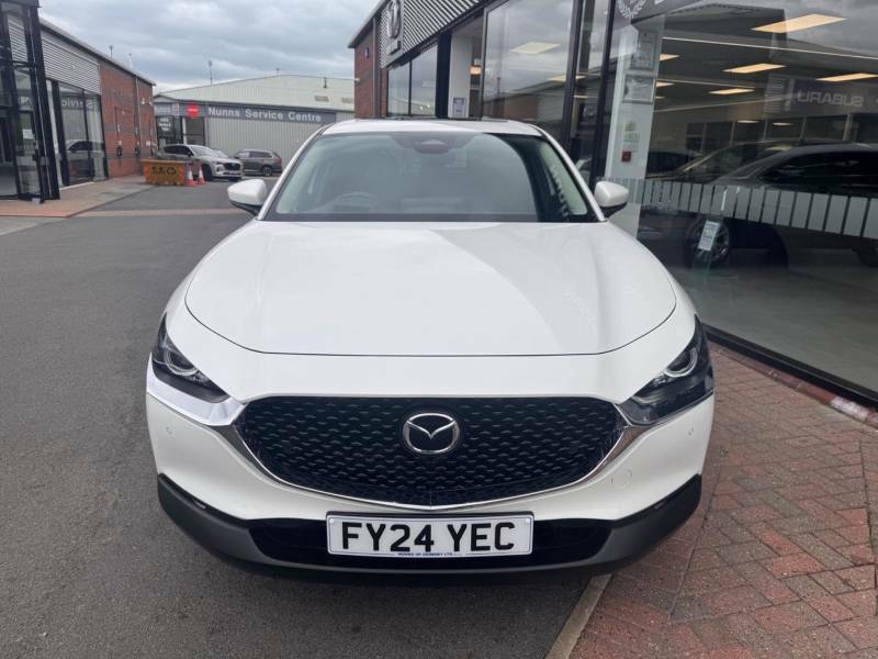 Mazda CX-30 2.0 E-skyactiv X Mhev Exclusive-line Euro 6 FY24YEC White #4