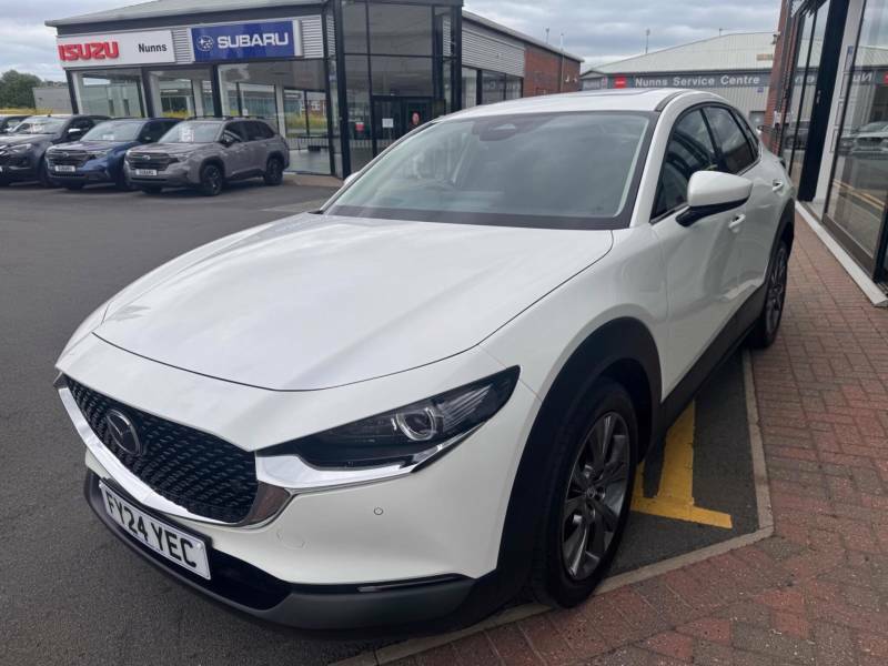 Mazda CX-30 2.0 E-skyactiv X Mhev Exclusive-line Euro 6 FY24YEC White #3
