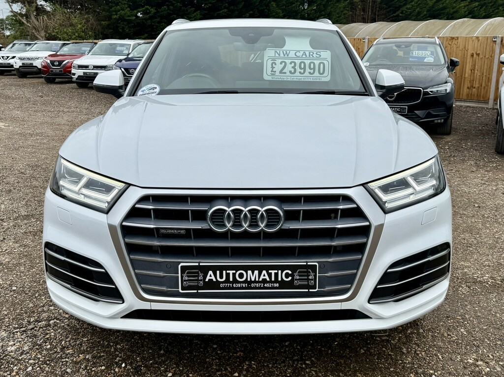 Audi Q5 2.0 Tdi 40 S Line 2018 White #2
