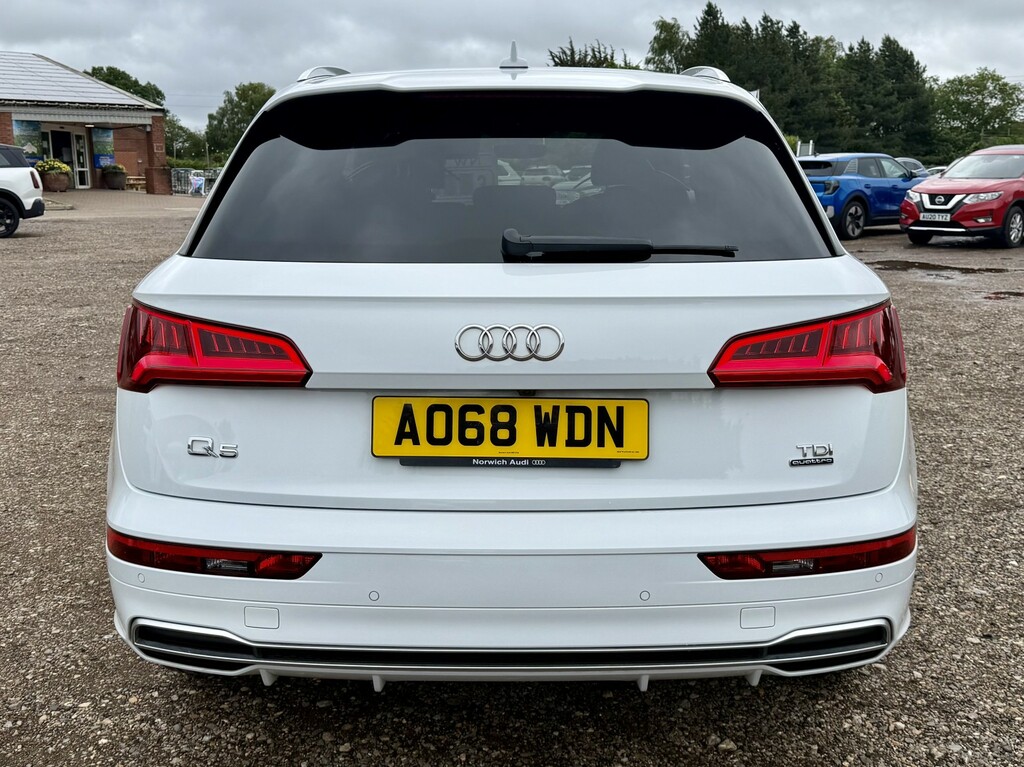Audi Q5 2.0 Tdi 40 S Line 2018 White #6