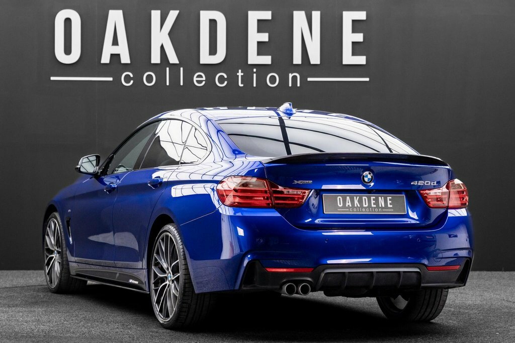 BMW 4 Series Gran Coupe 2.0 420D M Sport Xdrive Euro 6 Ss Blue #4