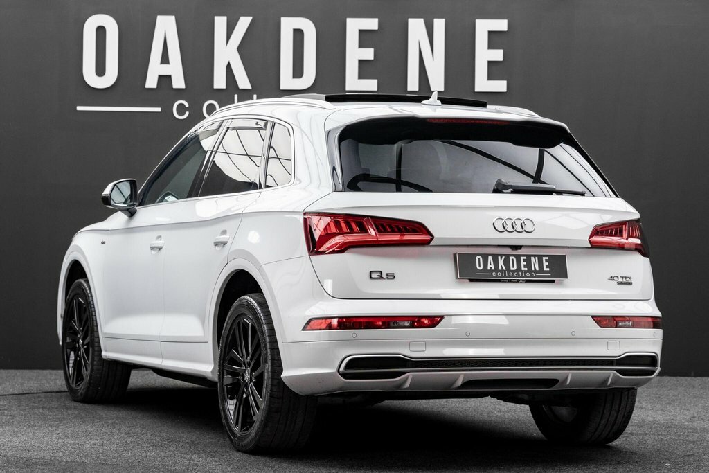 Audi Q5 2.0 Tdi 40 S Line S Tronic Quattro Euro 6 Ss KY19LKA White #4