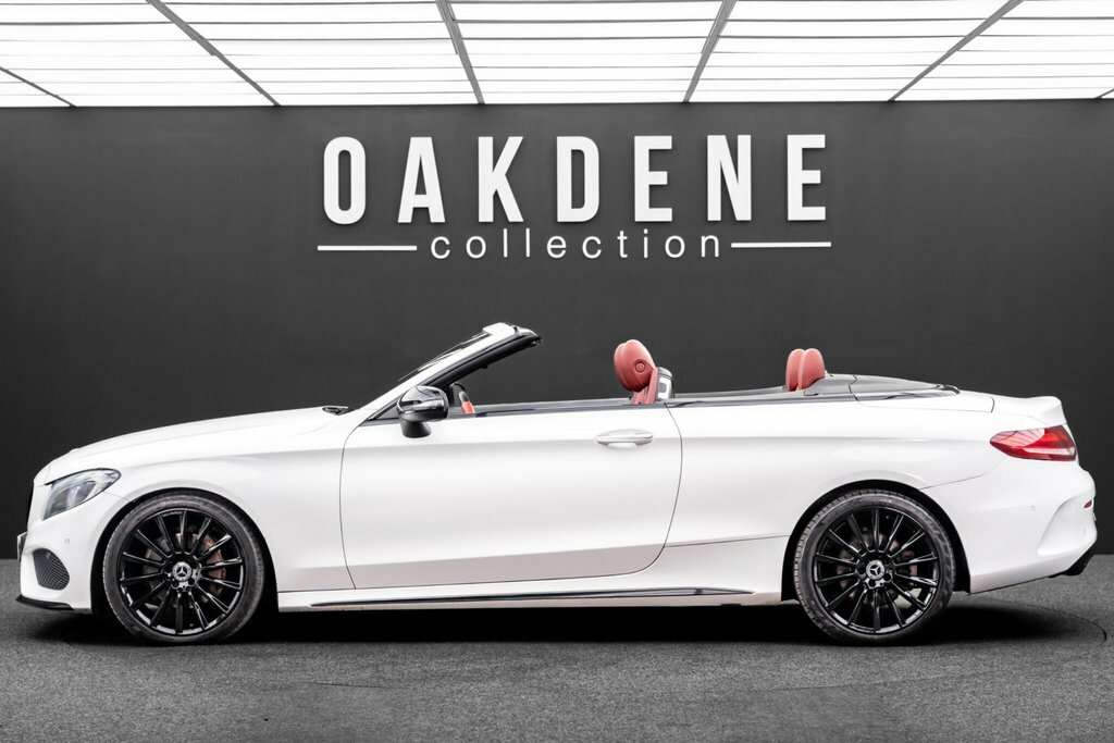 Mercedes-Benz C Class 2.1 C220d Amg Line Cabriolet G-tronic White #3