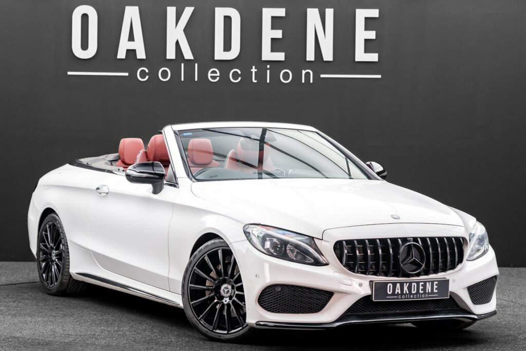 Mercedes-Benz C Class 2.1 C220d Amg Line Cabriolet G-tronic White