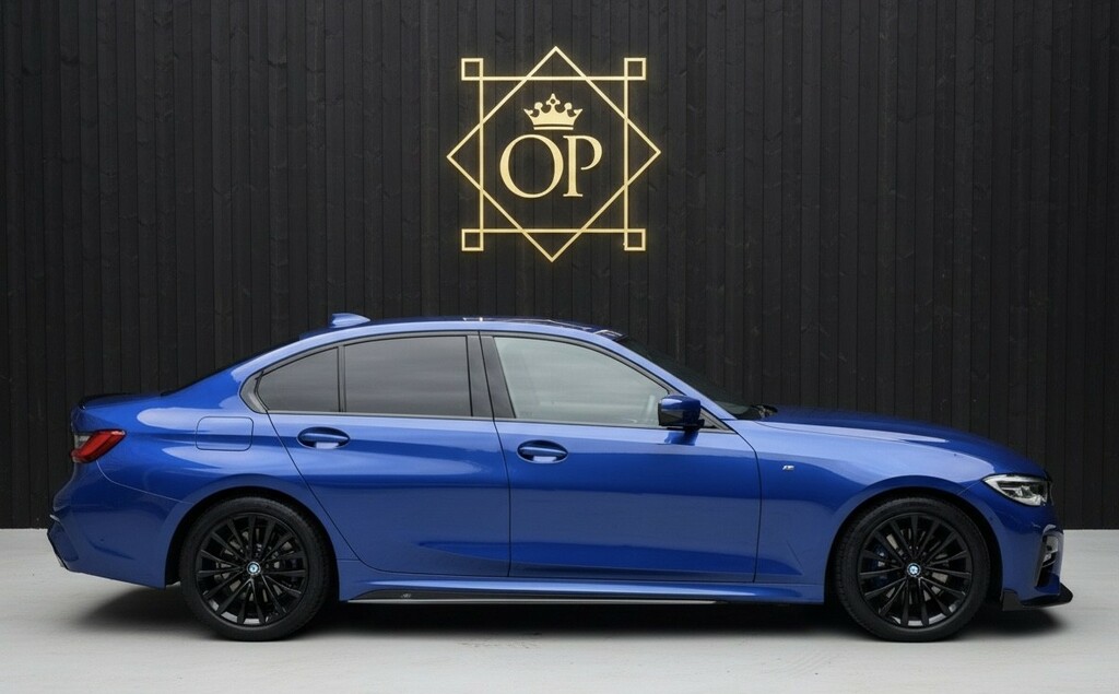 BMW 3 Series 2.0 318D M Sport Saloon Blue #4