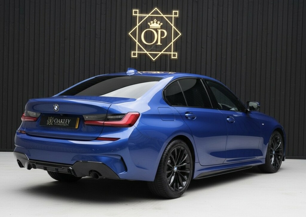 BMW 3 Series 2.0 318D M Sport Saloon Blue #5