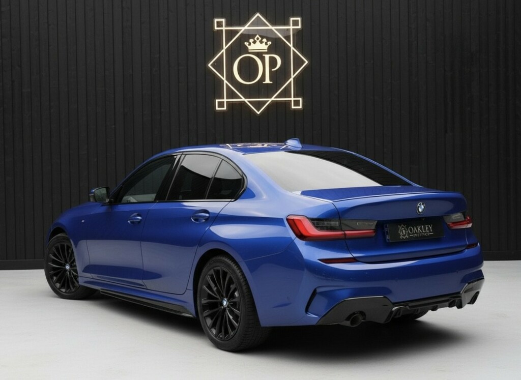 BMW 3 Series 2.0 318D M Sport Saloon Blue #2