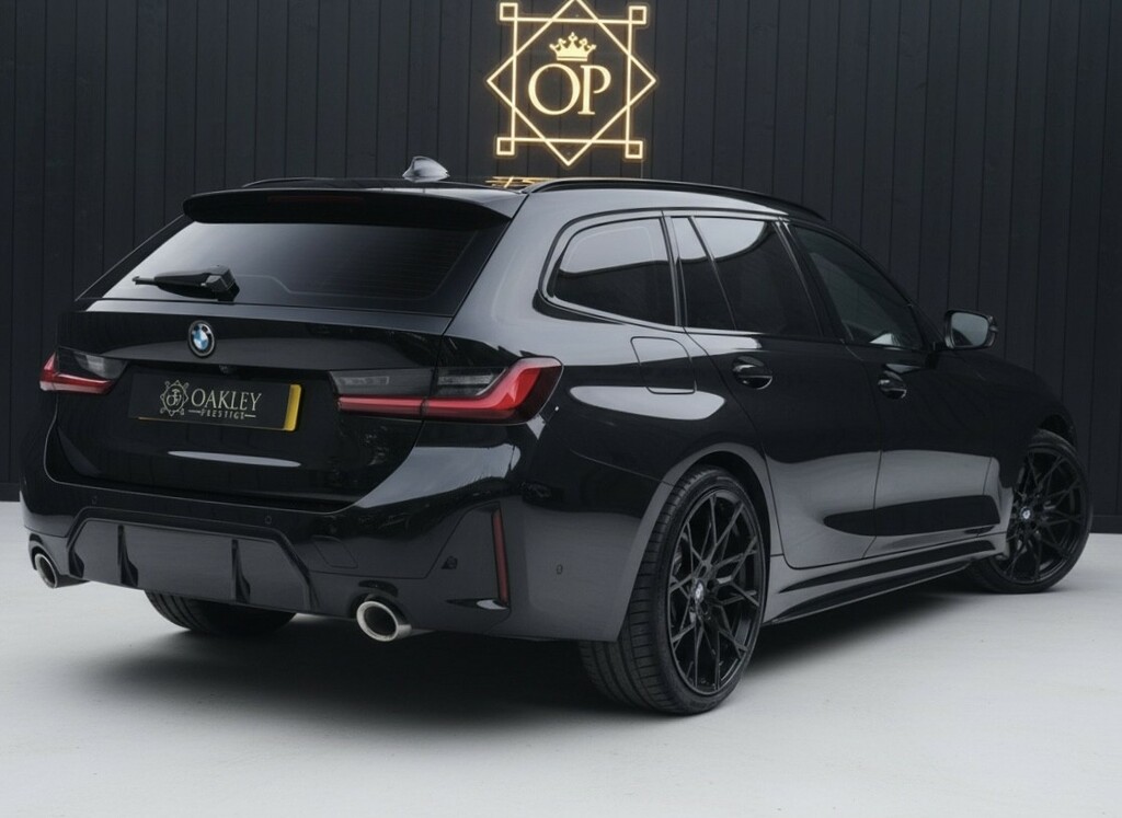 BMW 3 Series 2.0 330E M Sport Touring Black #5