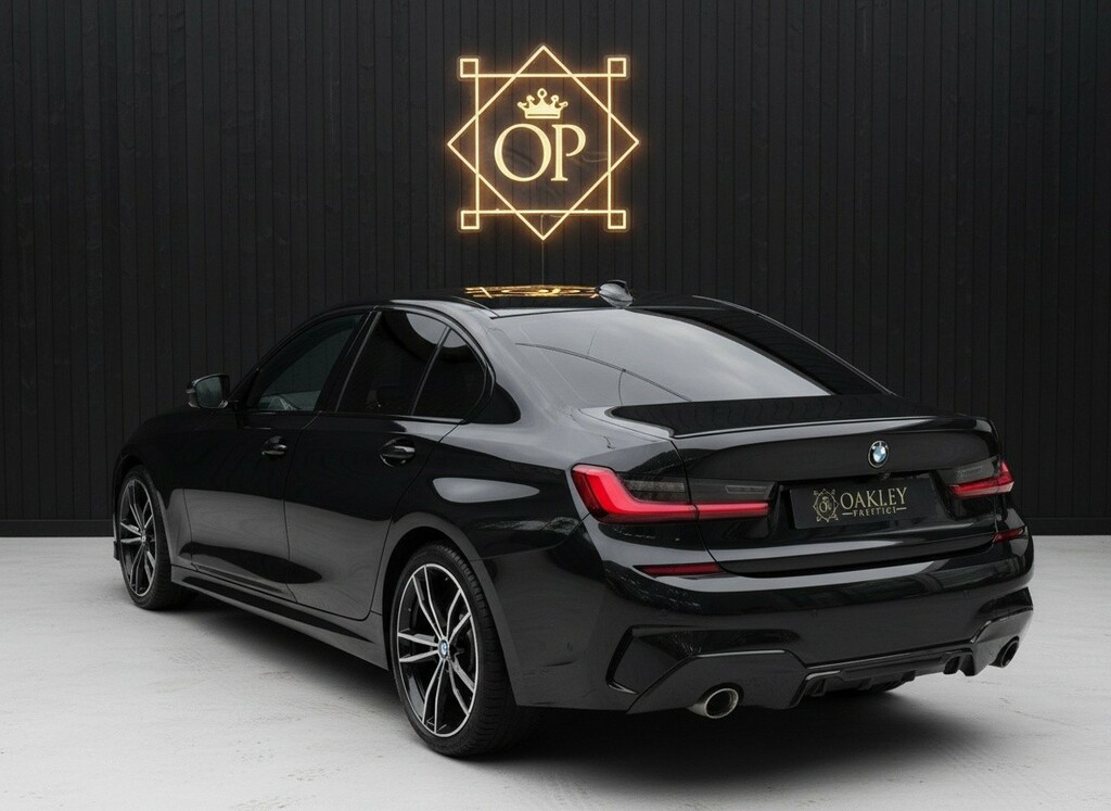 BMW 3 Series 2.0 320D M Sport Saloon Black #2