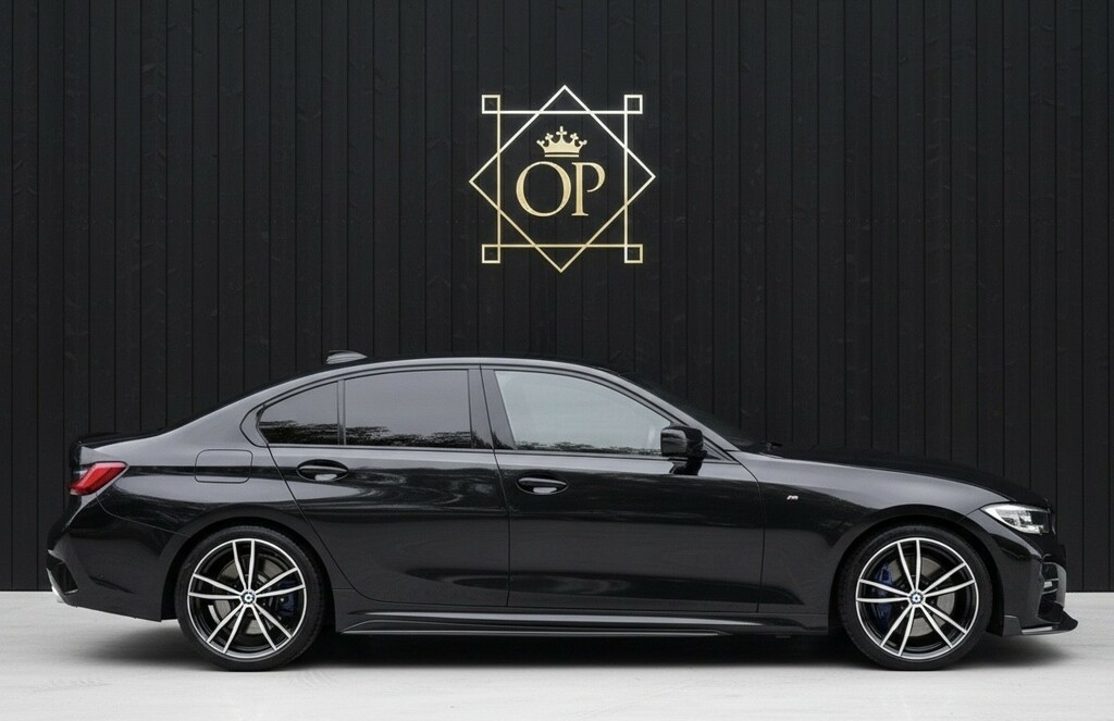BMW 3 Series 2.0 320D M Sport Saloon Black #3