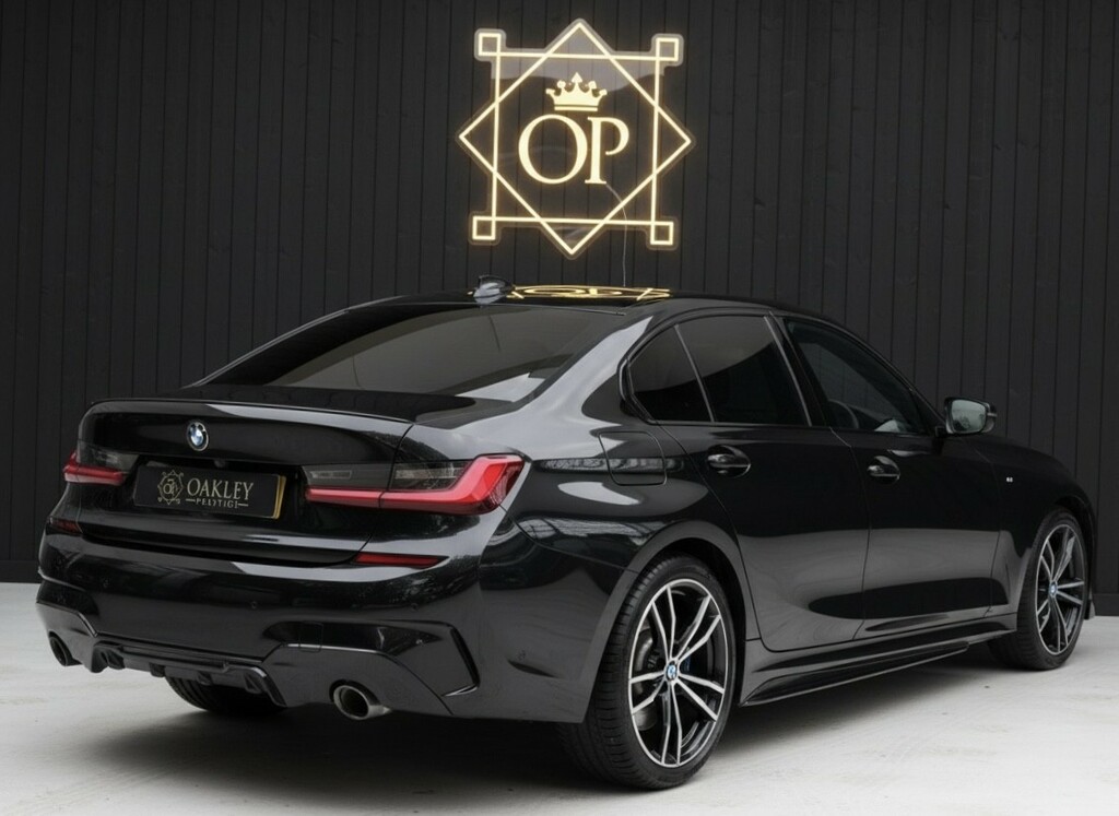 BMW 3 Series 2.0 320D M Sport Saloon Black #4