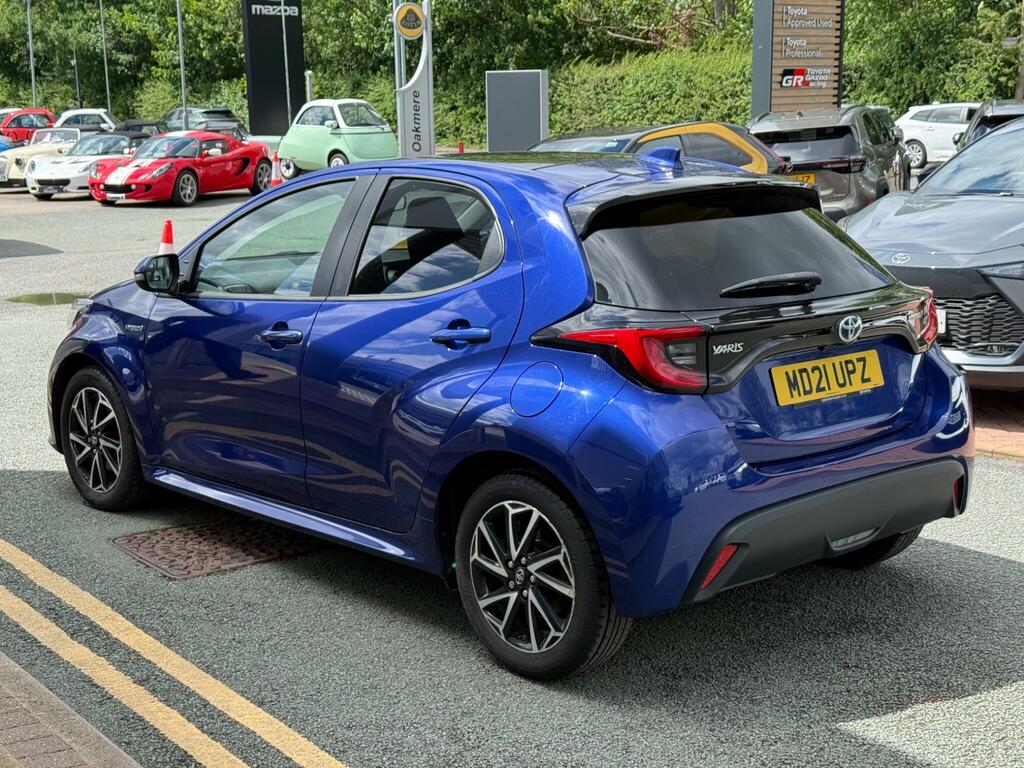 Toyota Yaris 1.5 Hybrid Design Cvt MD21UPZ Blue #3