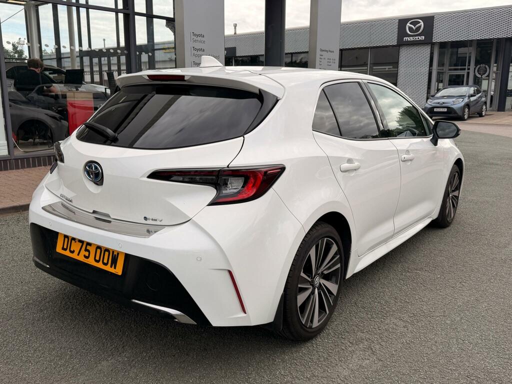 Toyota Corolla 1.8 Hybrid Design Cvt White #4