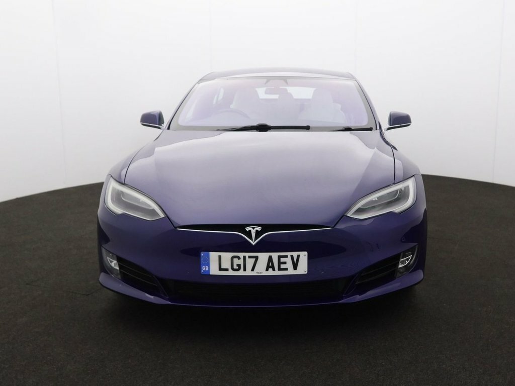 Tesla Model S Hatchback Blue #2