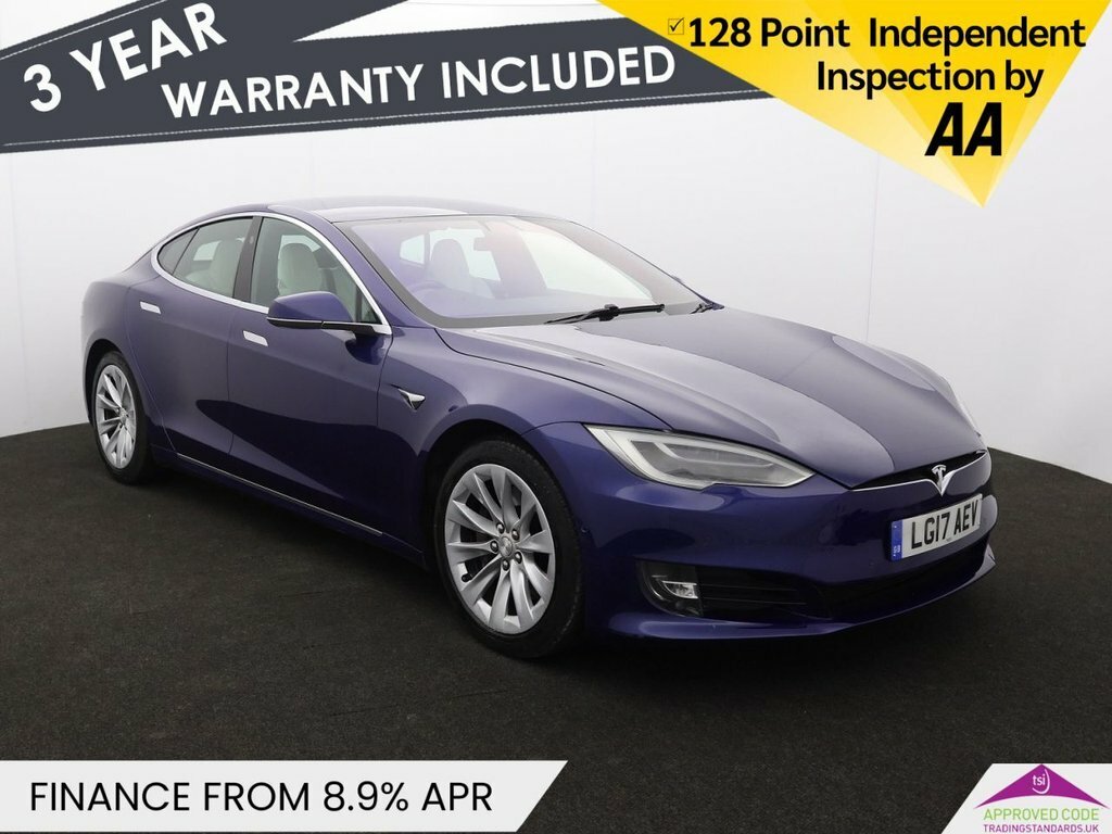 Tesla Model S Hatchback Blue