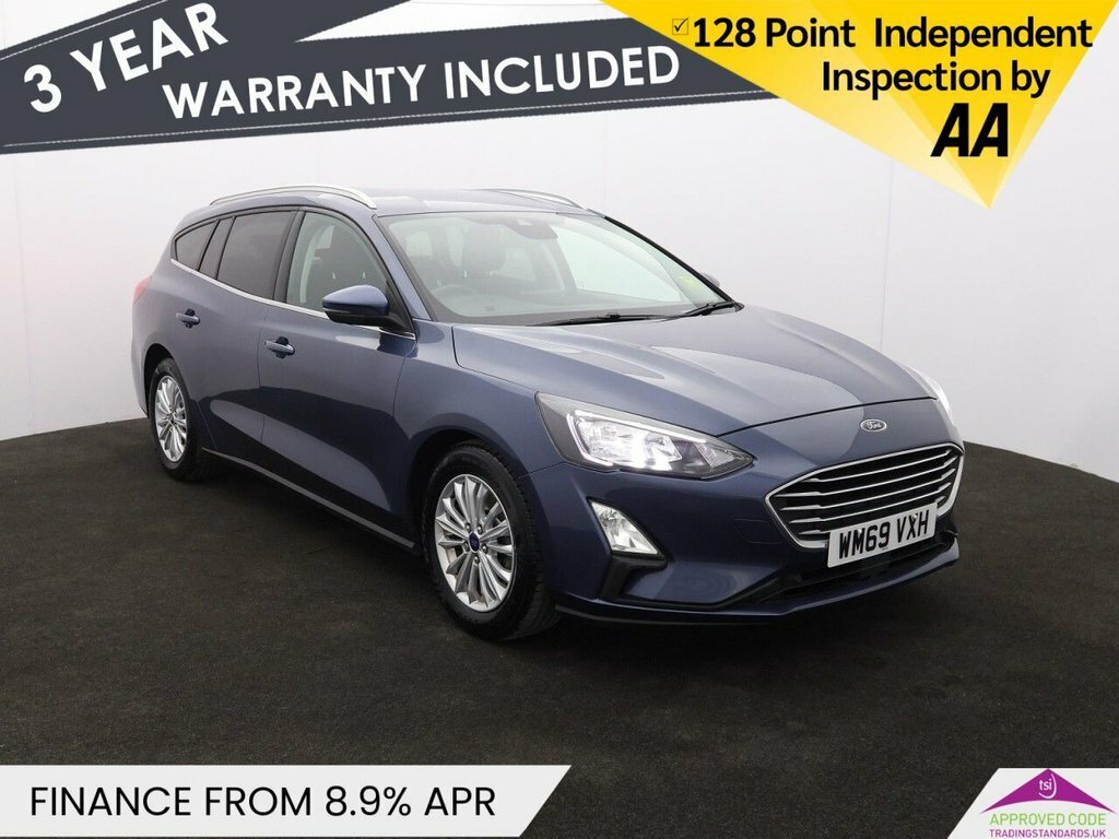 Ford Focus 1L Titanium WM69VXH Blue