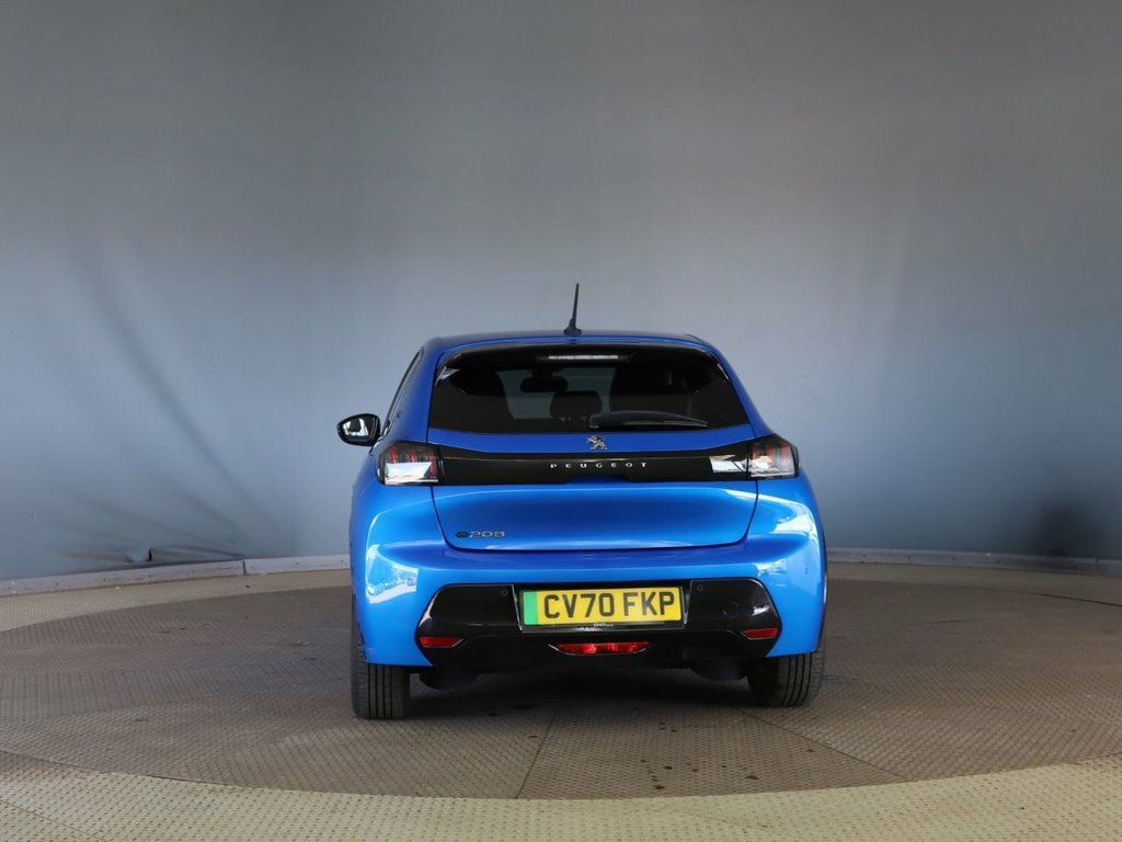 Peugeot e-208 Hatchback Blue #4