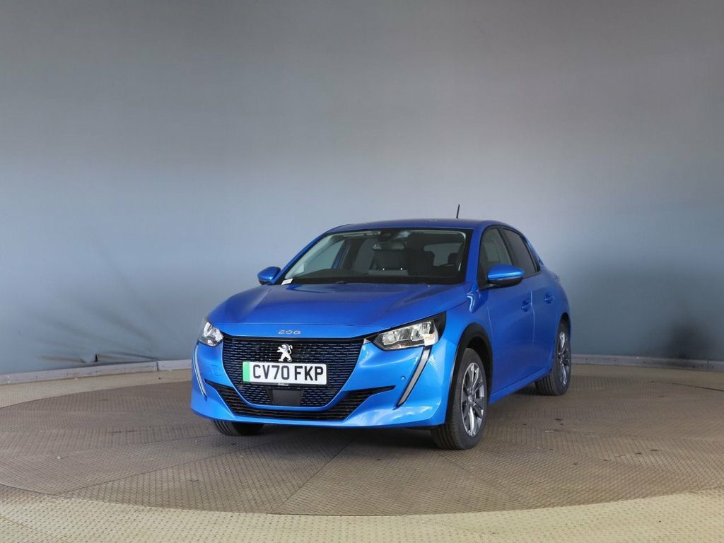 Peugeot e-208 Hatchback Blue #3