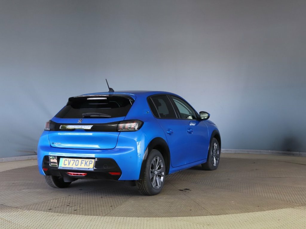 Peugeot e-208 Hatchback Blue #6