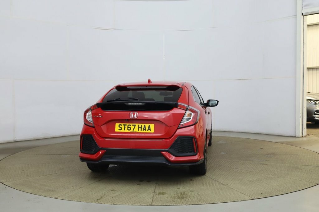 Honda Civic 1L Ex Red #4