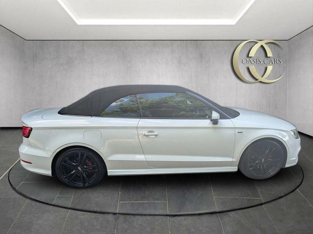 Audi A3 Cabriolet Convertible 1.4 Tfsi Cod S Line Euro 6 Ss White #5