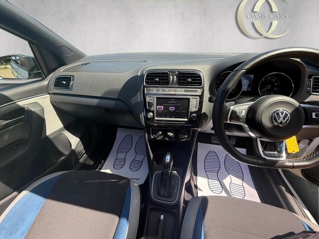 Volkswagen Polo Hatchback 1.4 Tsi Act Bluegt Dsg Euro 6 Ss White #2