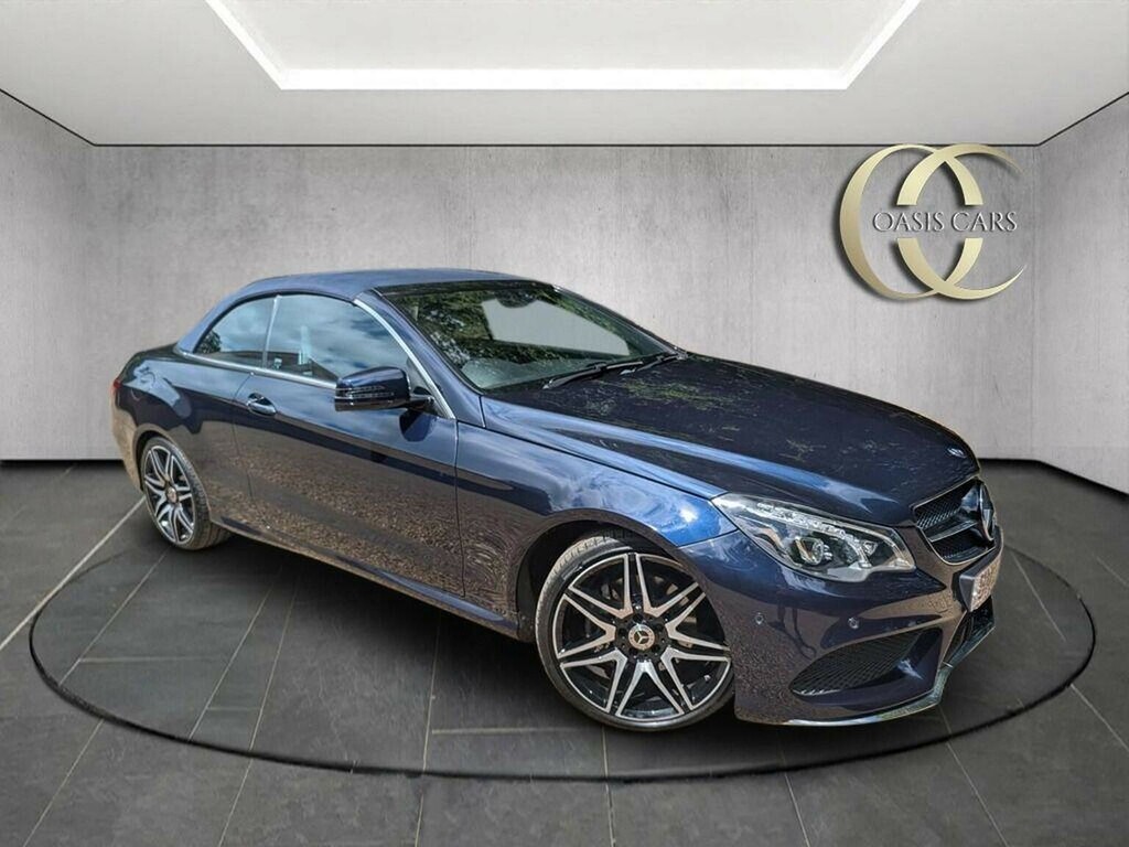 Mercedes-Benz E Class Convertible 2.0 E200 Amg Line Edition Premium Ca Blue #2