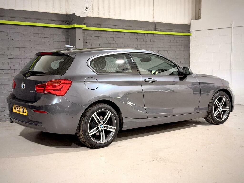 BMW 1 Series Hatchback 1.5 116D Sport Euro 6 Ss 201565 AK65UWJ Grey #4