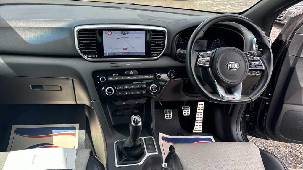 Kia Sportage 1.6 T-gdi Gt-line Suv Euro 6 S CA71YBP Black #5