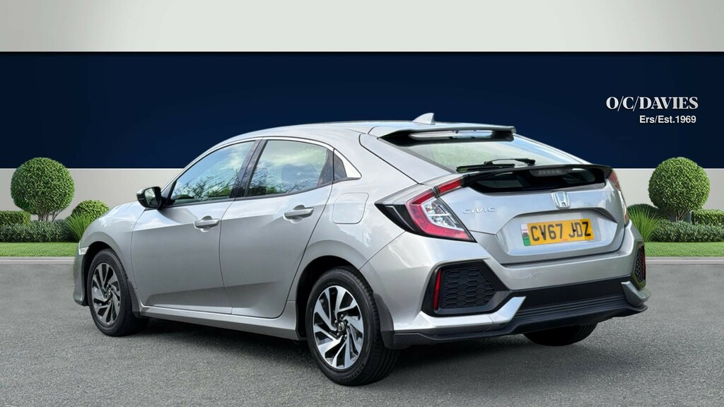 Honda Civic 1.0 Vtec Turbo Se Hatchback Cvt Euro 6 CV67JDZ Silver #3