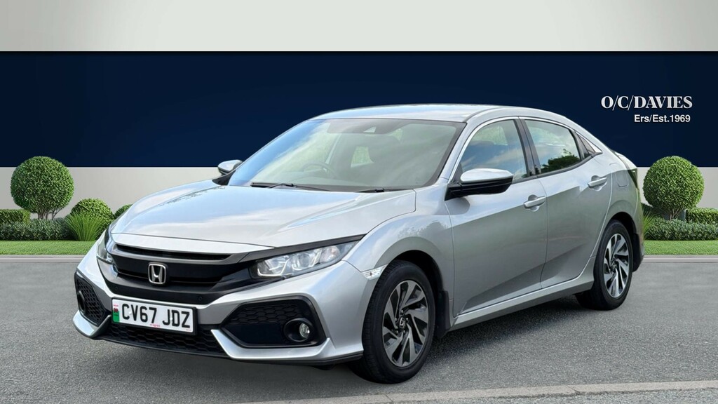 Honda Civic 1.0 Vtec Turbo Se Hatchback Cvt Euro 6 CV67JDZ Silver #4