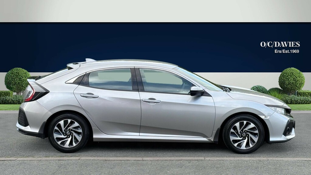 Honda Civic 1.0 Vtec Turbo Se Hatchback Cvt Euro 6 CV67JDZ Silver #2