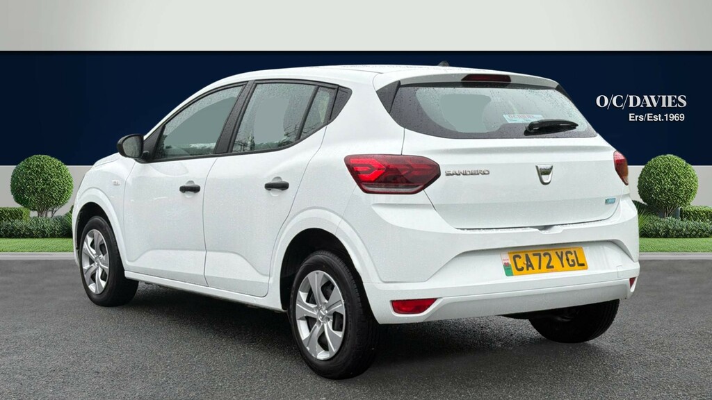 Dacia Sandero 1.0 Tce Bi-fuel Essential Hatchback Bi Fuel Ma CA72YGL White #3