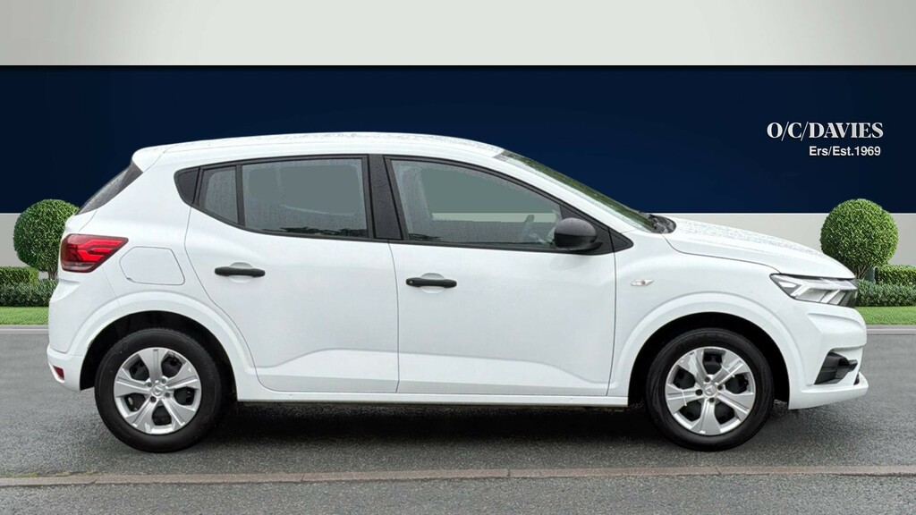 Dacia Sandero 1.0 Tce Bi-fuel Essential Hatchback Bi Fuel Ma CA72YGL White #2