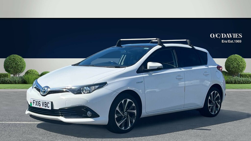 Toyota Auris 1.8 Vvt-h Design Hatchback Hybrid Cvt E White #4