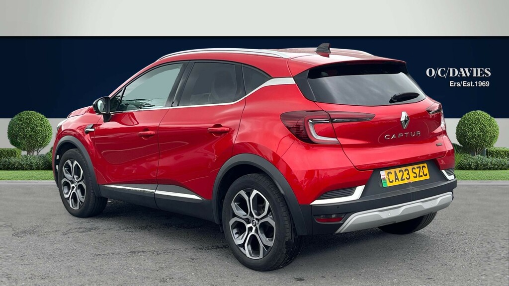 Renault Captur 1.6 E-tech Techno Suv Hybrid Euro CA23SZC Red #3
